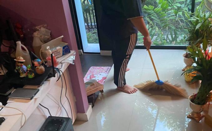 กวาดพื้น