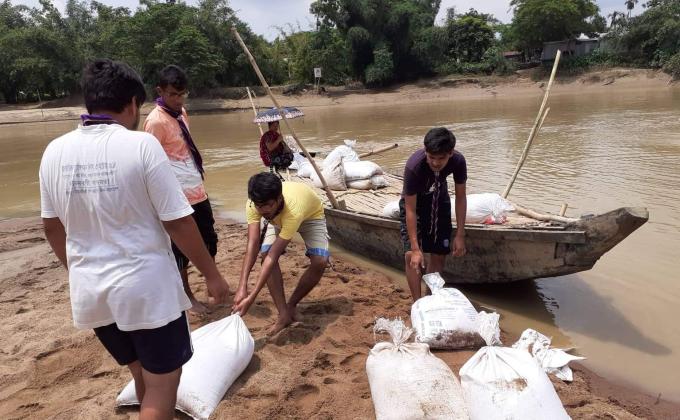 বাঁধ নির্মাণ 