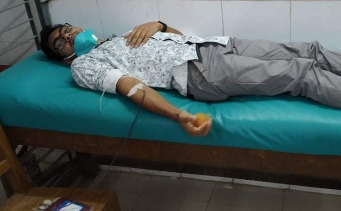 Voluntary 15th blood donation