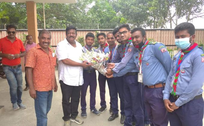 পানি সম্পদ মন্ত্রণালয় এর সিনিয়র সচিব মহোদয় কে শুভেচ্ছা জ্ঞাপন