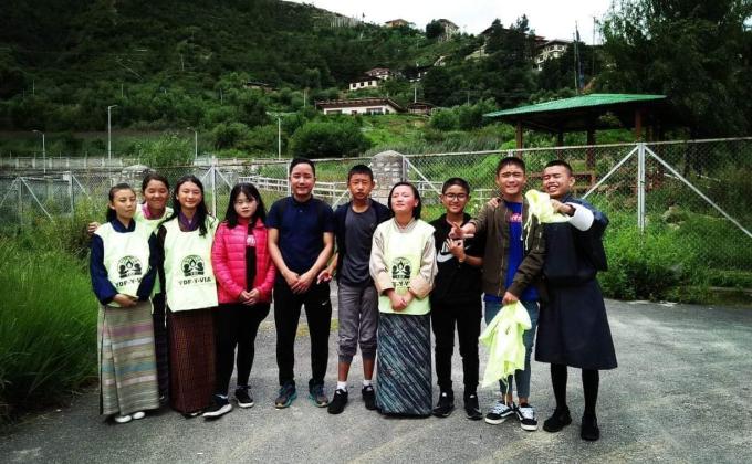 cleaning campaign at ecological park