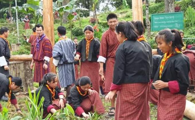 Scout interflower garden mantainence.