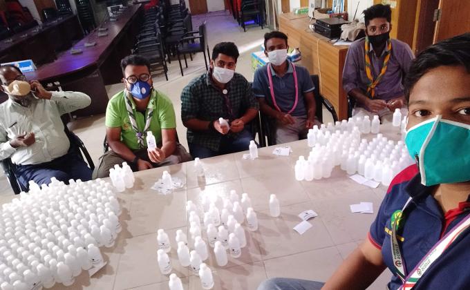 Hand senitizer ( COVID 19)