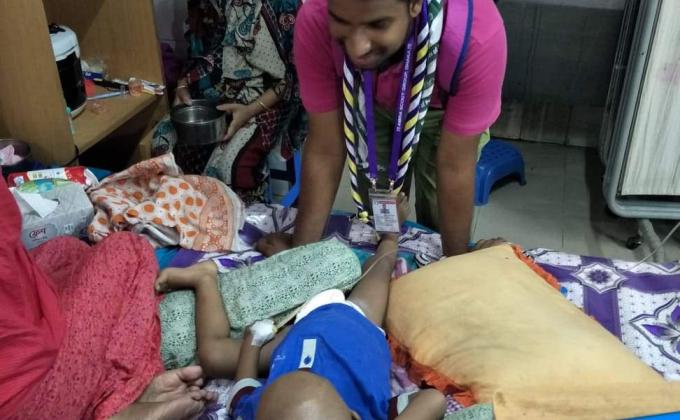 ক্যান্সার আক্রান্ত শিশুদের সেবা প্রদান