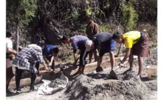 Volunteering at school