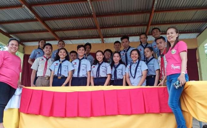 Scouts Messengers of Peace for Brigada Eskwela