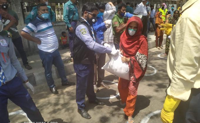  করোনা কালিন ত্রাণ বিতরণ ২০২০