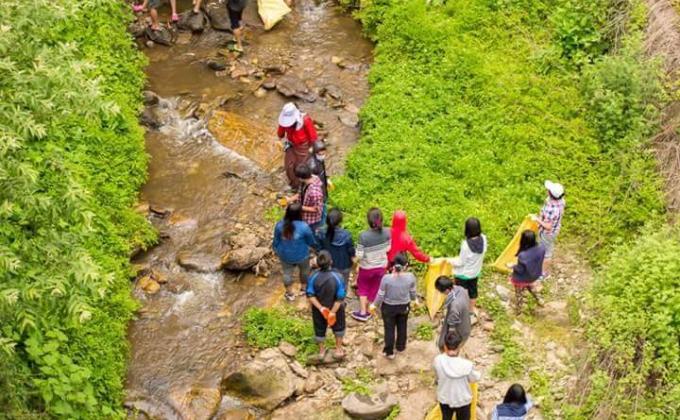 Chubachu stream cleaning campaign 2