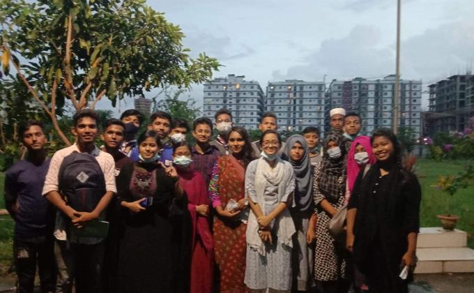 বন্যার্থ মানুষদের সহযোগীতার জন্য আলোচনা 