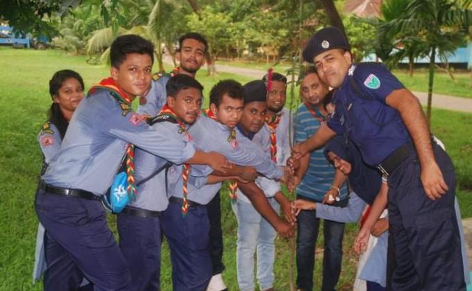  Oxygen Project perform by Bangladesh Scouts Sylhet District Rover 