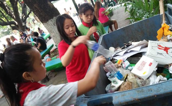 Day #8 Cleaning And Repairing In The School Grounds SWA Entry Of Caloocan High School Senior Scouts