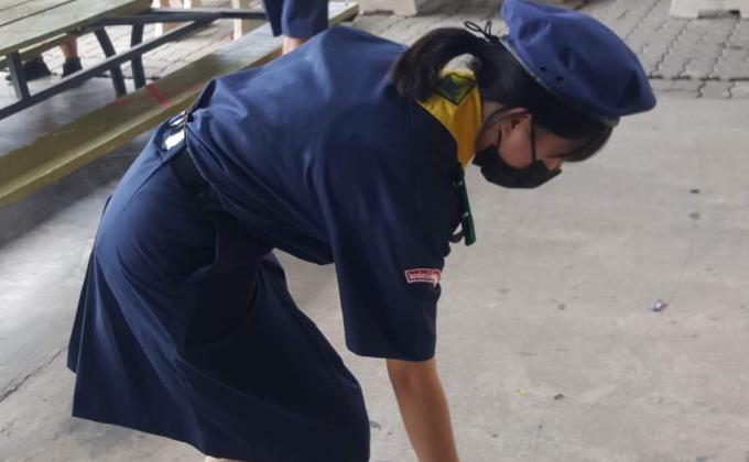 เก็บขยะ