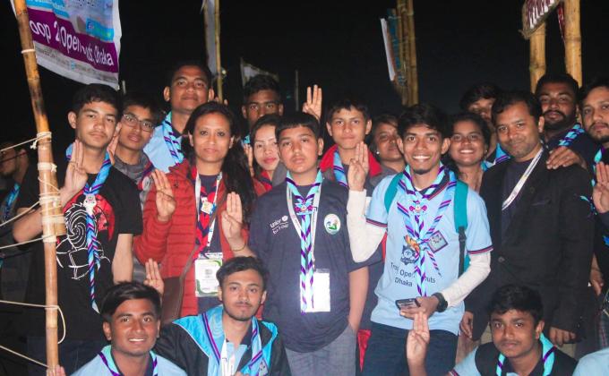 2nd Community Based Scout Camp, Sabrang, Takenaf, Cox’s Bazar