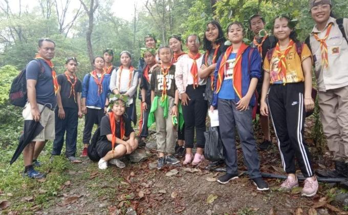 Scout hike