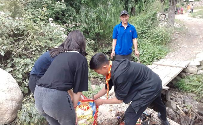 Cleaning camp