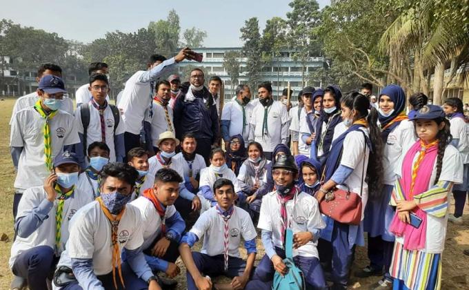 বঙ্গবন্ধু ম্যারাথনে রোভার স্বতঃস্ফূর্ত অংশগ্রহণ এবং স্বেচ্ছাসেবা
