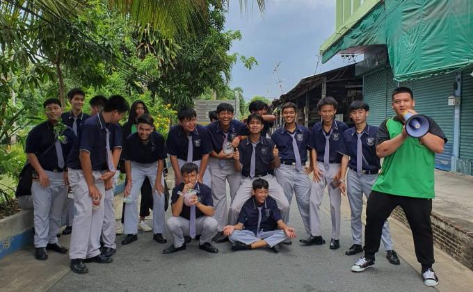 เก็บขยะ