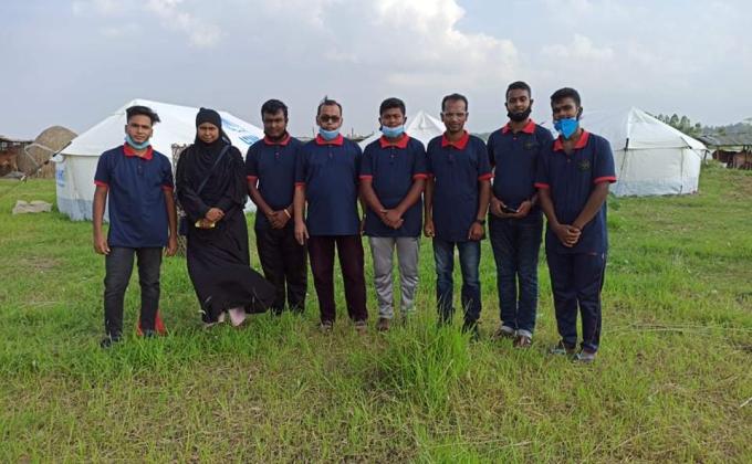 নদীর বন্যা পরিস্থিতি দেখতে রেসকিউ টিমকে সাথে নিয়ে বিভিন্ন জায়গায় পর্যবেক্ষন।