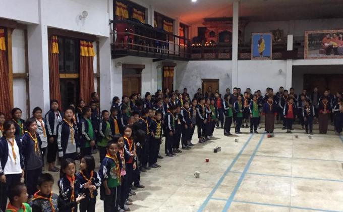 scouts red flower show as real flower show