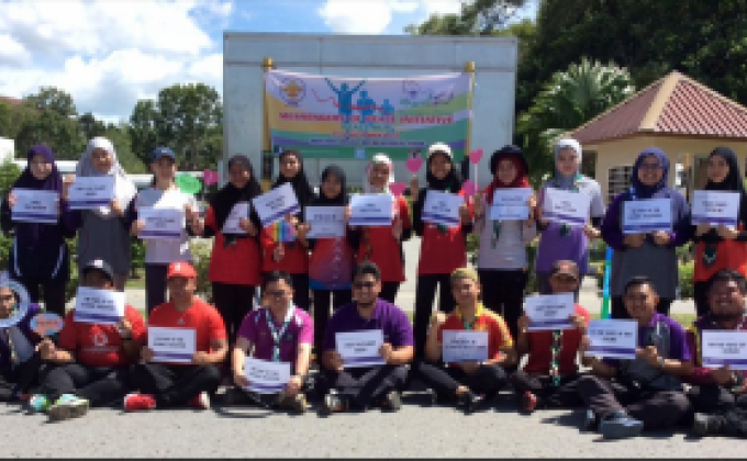 Peace run in conjunction with International Peace Day Celebration