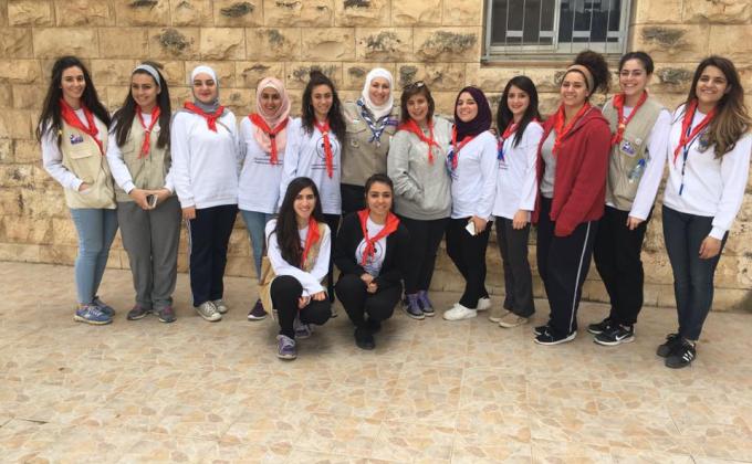 مشاركة مرشدات الصداقة في الدورة الابتدائية السابعة 