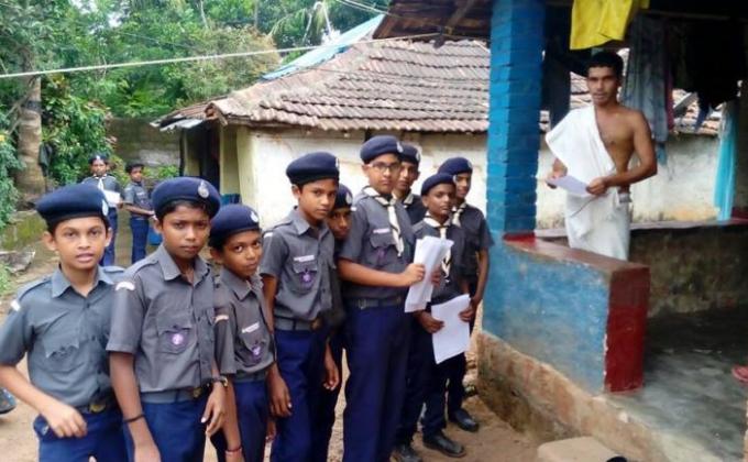 Awarness Visit to Lakshamveed Colony ( Rural Area)