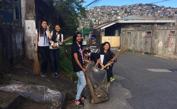 CLEAN-UP DRIVE in Brgy. Trancoville & Brgy. South Sanitary Camp, Baguio City