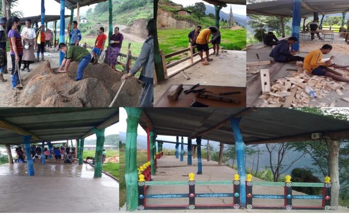 Construction of shed