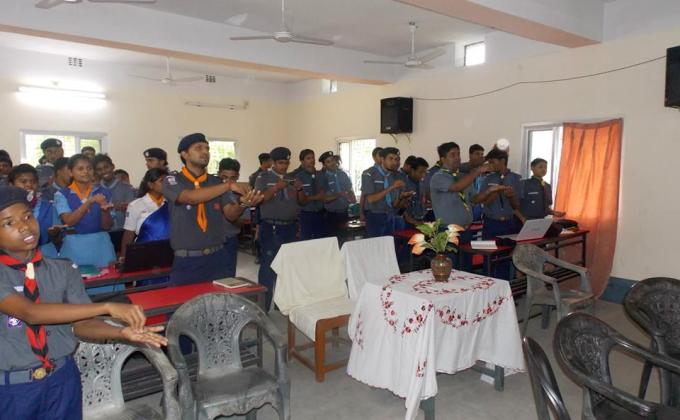 peace massenger programme at mix primary school