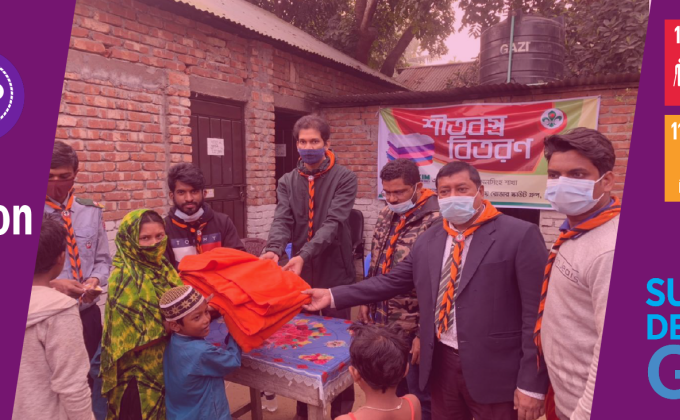 Distribution of winter clothes 