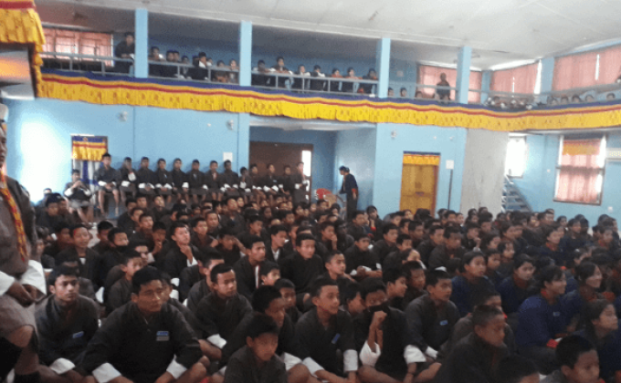 Sharing information about scouting to whole school