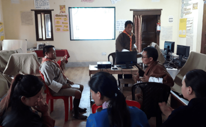 Training School Scouts Master on news book