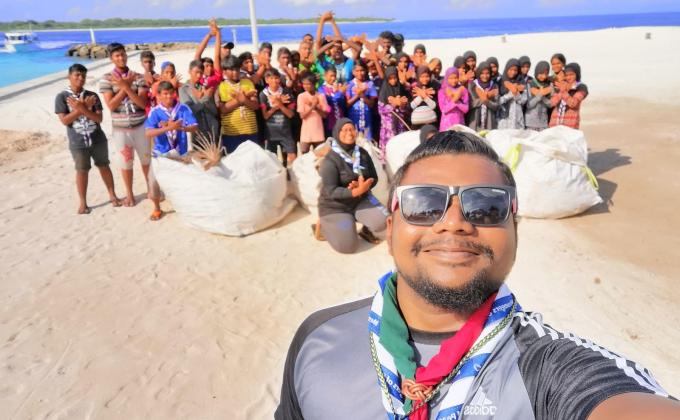 Dhuveli Annual Camp - Island Cleanup