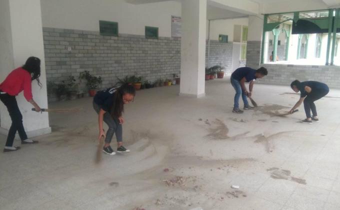 Preparation For World YOGA Day Celebration...