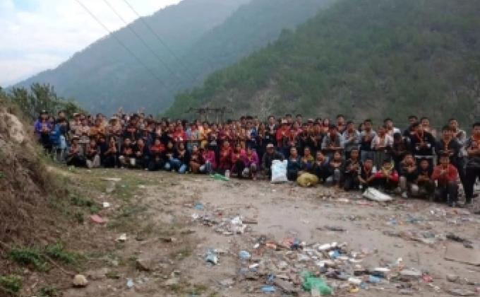 journey towards waste management at lhuntse.