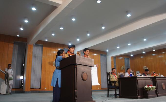 Kurram Scouts open Group Sadda Rover scout Waheed Khan Presentation in federal board Islamabad  what we discuss in  youth Forum in 2nd special Integration ( India, Pakistan) Islamabad 2-6 May 2012
