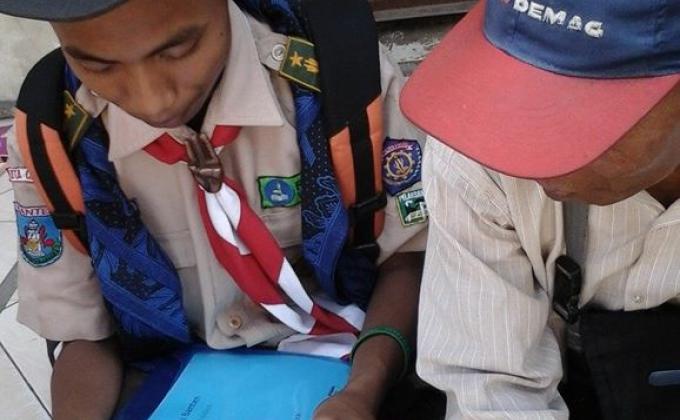 Reading Rally di Kota Tangeran dalam rangka BP Day