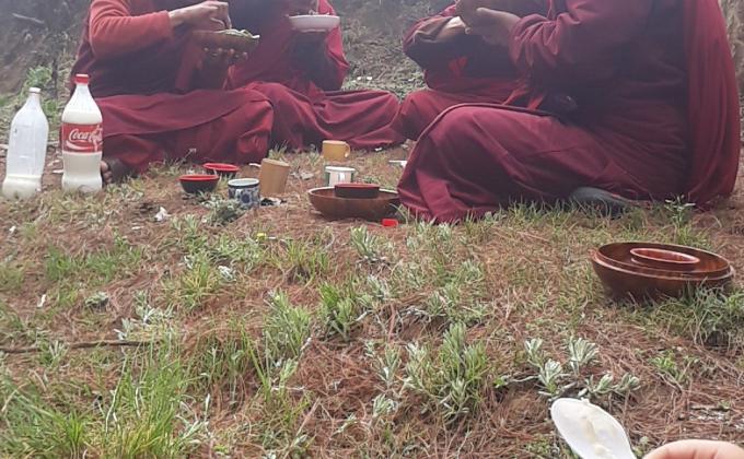 Food Offering to Monks