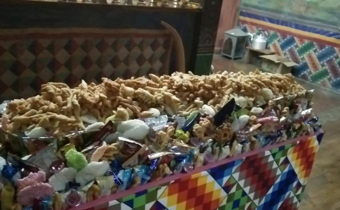 Tsho offering for well bieng of all living beings.