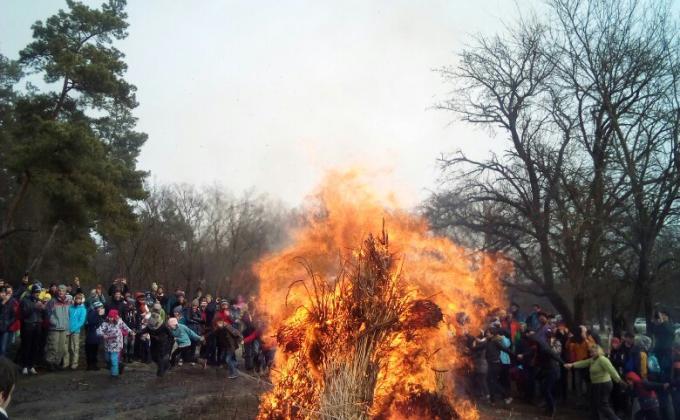 "farewell to winter" in Dnipropepetrovsk Scouts region of NOSU
